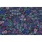 Chong-A Hwang Fabrics of SoHo Luminous - Mini Floral Metallic Printed Cotton Craft Fabric in Purple for Timeless Treasures 