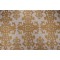 Lino Textiles Casa Blanca Printed Linen Drapery Fabric in Oatmeal/Gold 