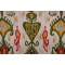 Robert Allen Khandar Ikat Type Print Drapery Fabric in Jewel