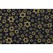 Gail Cadden Hanukkah - Star of David Printed Cotton Craft Fabric in Navy for Timeless Treasures 