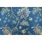 Thibaut Donegal F913002 Printed Linen Blend Drapery Fabric in Blue & Green
