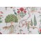 Hamilton Tolkein Printed Cotton Drapery Fabric in Cream 