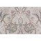 Thibaut Peacock Garden F924357 Printed Linen Drapery Fabric in Grey