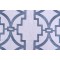 Anna French Songyue W736144 Embroidered Drapery Fabric in Blue for Thibaut