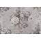 Waverly Ballad Bouquet Printed Linen Blend Drapery Fabric in Platinum