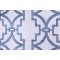 1 Yard Anna French Songyue W736144 Embroidered Drapery Fabric in Blue for Thibaut