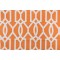 Thibaut Downing Gate F916049 Printed Linen Blend Drapery Fabric in Tangerine
