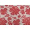 Thibaut Helena F94102 Printed Linen Drapery Fabric in Red
