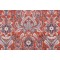 Stof France Comtesse Printed Cotton Twill Drapery Fabric in Terracotta