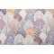 Stof France Amytis Printed Cotton Drapery Fabric in Naturel