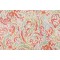 PK Lifestyles Paisley Petals Printed Cotton Drapery Fabric in Mango