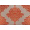 Thibaut Arturo Damask W713013 Embroidered Drapery Fabric in Orange
