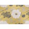 Thibaut Rue De Seine Printed & Embroidered Silk Drapery Fabric in Yellow