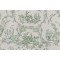 Thibaut Paysannerie F97369 Printed Cotton Drapery Fabric in Green on White