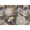 Thibaut Sulu F913010 Printed Linen Drapery Fabric in Charcoal