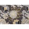 Thibaut Sulu F913010 Printed Linen Drapery Fabric in Charcoal