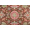 1 Yard Thibaut Mahal F964133 Printed Linen Blend Drapery Fabric in Chocolate