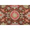 Thibaut Mahal F964133 Printed Linen Blend Drapery Fabric in Chocolate