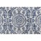 Anna French Sansome F94151  Printed Linen Drapery Fabric in Navy for Thibaut