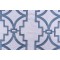 Anna French Songyue W736144 Embroidered Drapery Fabric in Blue for Thibaut