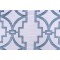 Anna French Songyue W736144 Embroidered Drapery Fabric in Blue for Thibaut