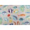 Thibaut Cozumel F916042 Printed Cotton Drapery Fabric in Tropical on Beige