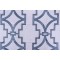 Anna French Songyue W736144 Embroidered Drapery Fabric in Blue for Thibaut