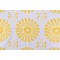 Thibaut Sun Garden W716033 Printed & Embroidered Linen Drapery Fabric in Yellow