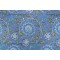 Thibaut Sevita F964109 Printed Linen Blend Drapery Fabric in Blue and Green