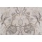 Thibaut Peacock Garden F924357 Printed Linen Drapery Fabric in Grey