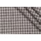 Houndstooth Check Woven Upholstery Fabric in Smoke 