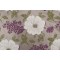 Thibaut Rue De Seine AF7868 Printed Silk Drapery Fabric in Cream on Taupe