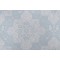 1 Yard Thibaut Tarragon F964122 Printed Linen Blend Drapery Fabric in Aqua