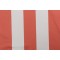 Functional Fabrics Cabana Stripe Woven Latex-Backed High UV Polyester Outdoor Fabric in Coral