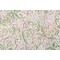 PK Lifestyles Paisley Petals Printed Cotton Drapery Fabric in Honeydew