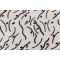 Scalamandre Abstract Crewel Embroidered Drapery Fabric in Black & White