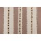 Grey Watkins Trident Stripe Hand-Printed Linen Blend Drapery Fabric in Sable for Scalamandre
