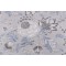 Waverly Hazel Printed Cotton Blend Drapery Fabric in Chambray 
