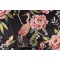 Home Accent Fabrics Bellissimo Embroidered Silk Drapery Fabric in Midnight