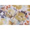 Angela Printed Silk Decorator Fabric in Gold/Multi