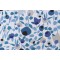 P Kaufmann Summer Vale Printed Cotton Drapery Fabric in Azure 