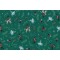 Timeless Treasures Christmas Memories - Christmas Parade Printed Cotton Craft Fabric in Green 