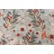 Kelly Ripa Home Flower Mania Printed Backed Cotton Drapery Fabric in Shell