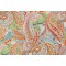 Waverly Painterly Printed Cotton Drapery Fabric in Sunset 
