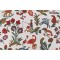 Roth & Tompkins Carousel Printed Cotton Drapery Fabric in Cabernet for Heritage Fabrics 