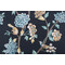 Robert Allen Helene Floral Printed Cotton Drapery Fabric in Admiral