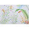 Thibaut Tidal Pool F96701 Printed Cotton Drapery Fabric in White