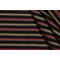 Stripe Woven Upholstery Fabric in Raspberry