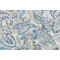 Kravet Catrall Printed Drapery Fabric in Flax CLOSEOUT