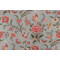 P Kaufmann Juliette Printed Linen Blend Drapery Fabric in Spa 